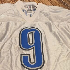 NFL Team Apparel White and Blue Jersey